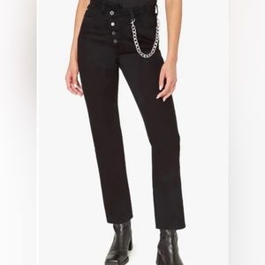 Revolve black crossover jeans